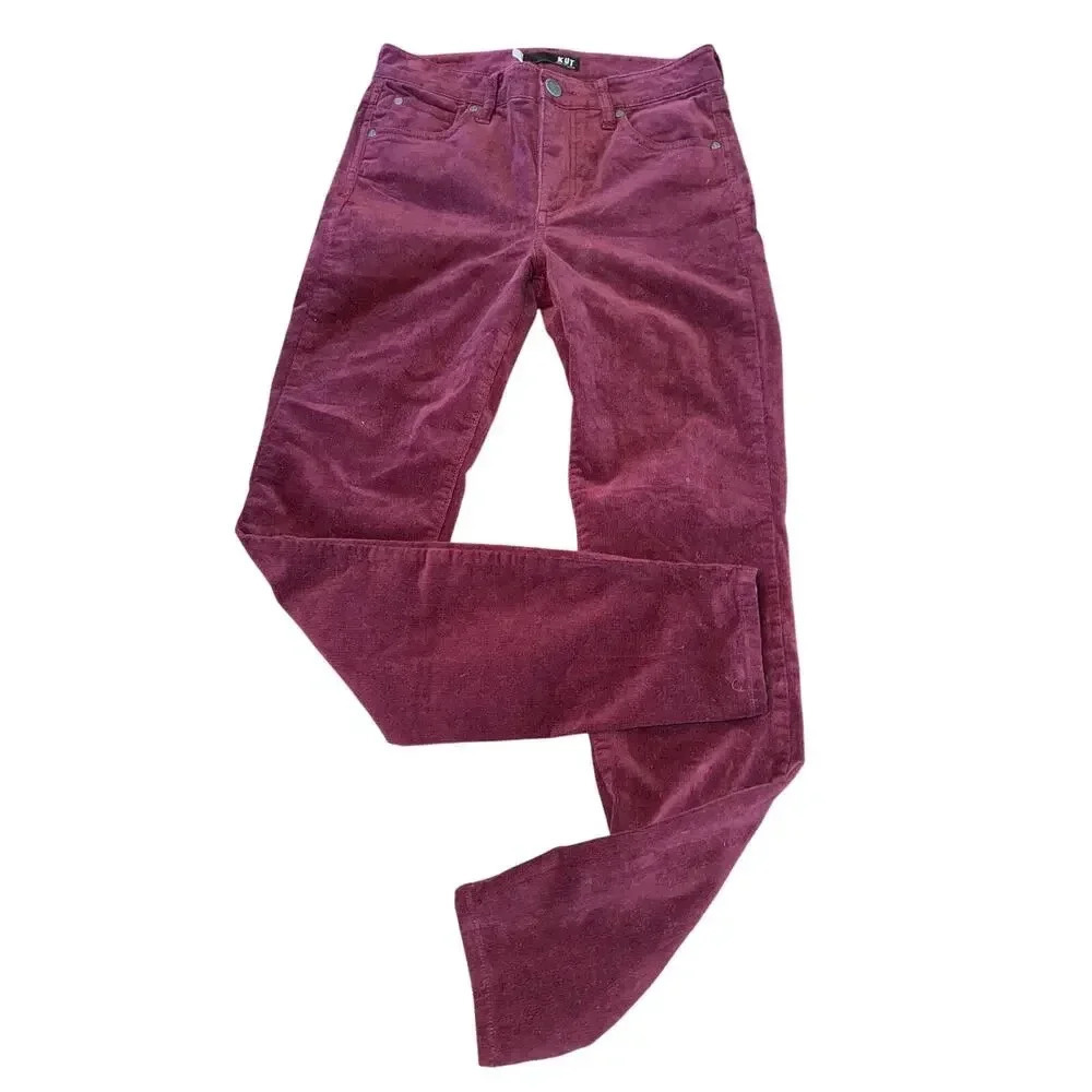 KUT FROM THE KLOTH size 2 DIANA HIGH RISE FAB AB SKINNY PANTS